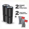 2 Ionic Purifiers + 2 Odor Removal [BFCM2023-M10292023]