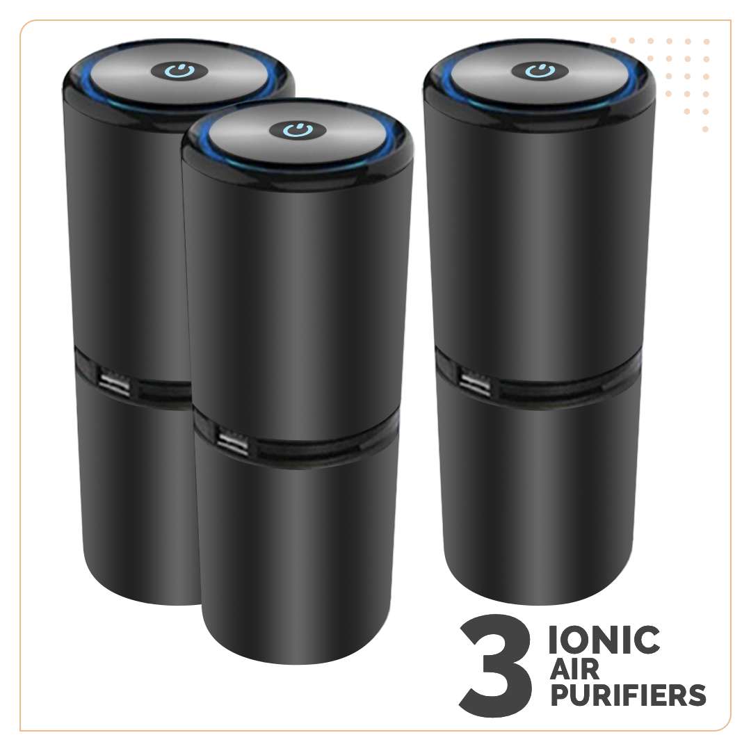 BFCM - 3 Ionic Air Purifiers + 3 Gifts [2-Year Warranty]