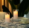 2 pcs LED Candles Create A Cozy And Sophisticated Atmosphere With Our Flameless Led Pillar Candles, Batteries Included, Large 6" X 3" Candles [Set Of 2]